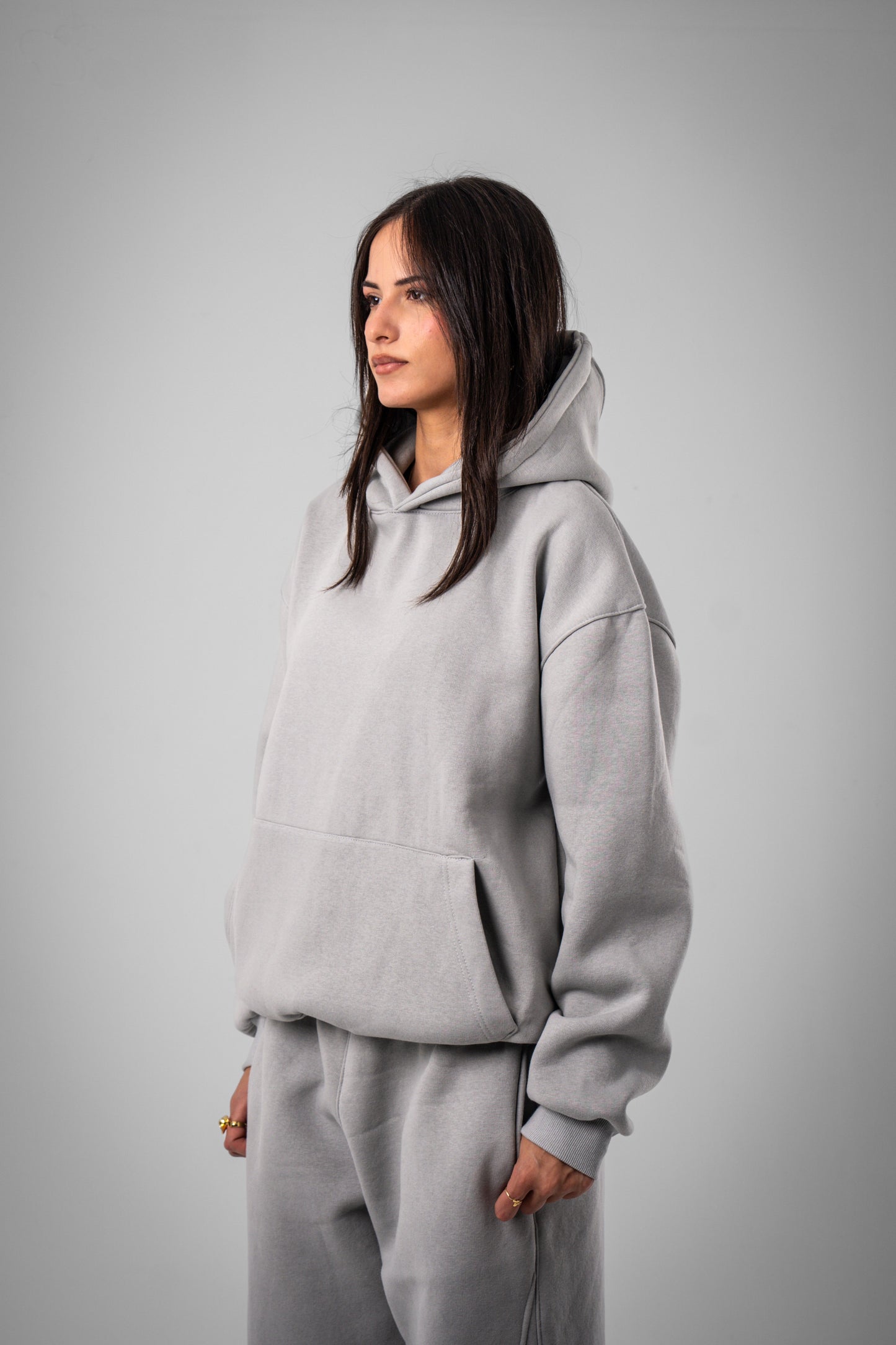 CEMENT GREY HOODIE