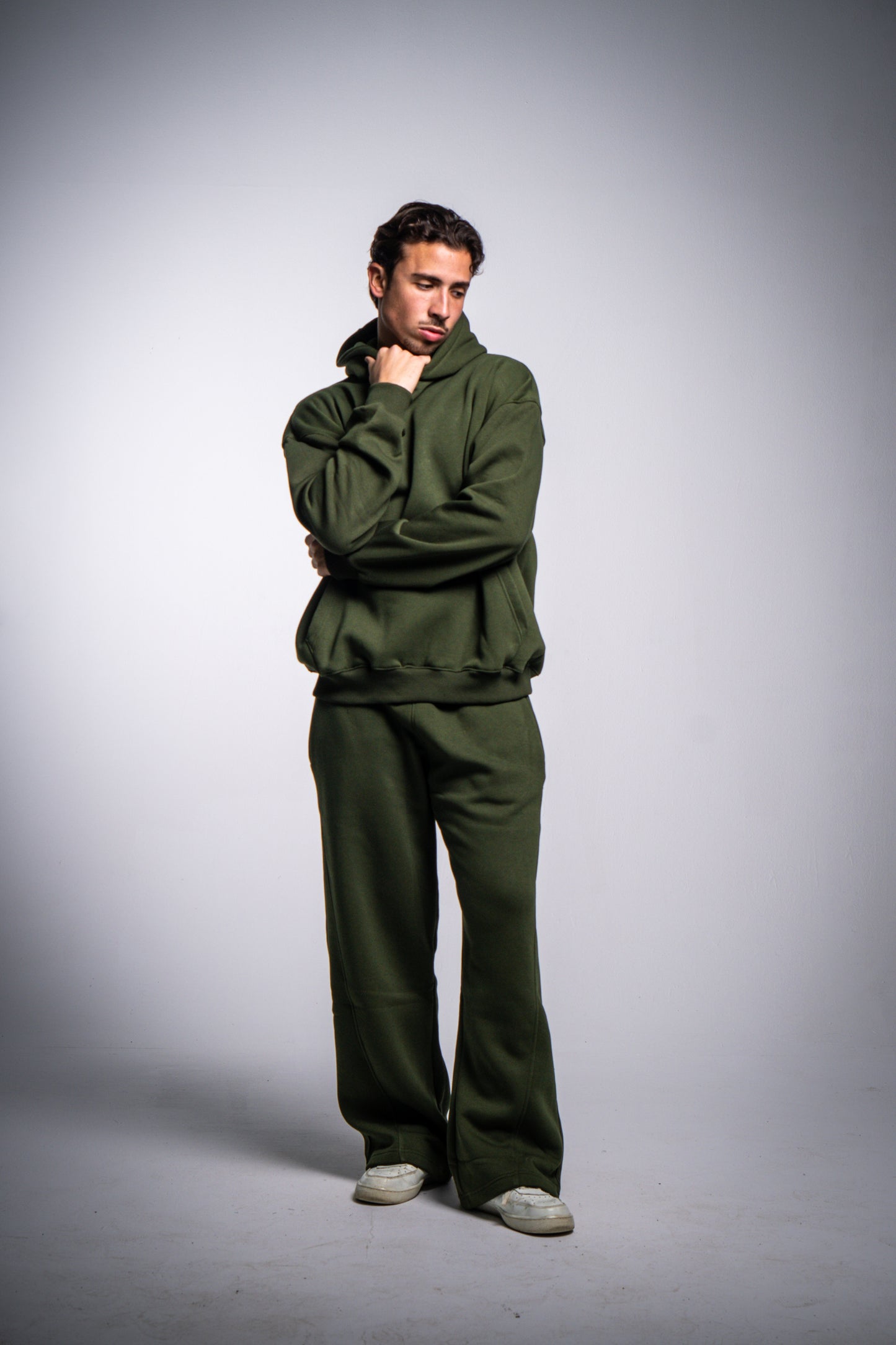EARTHY OLIVE HOODIE