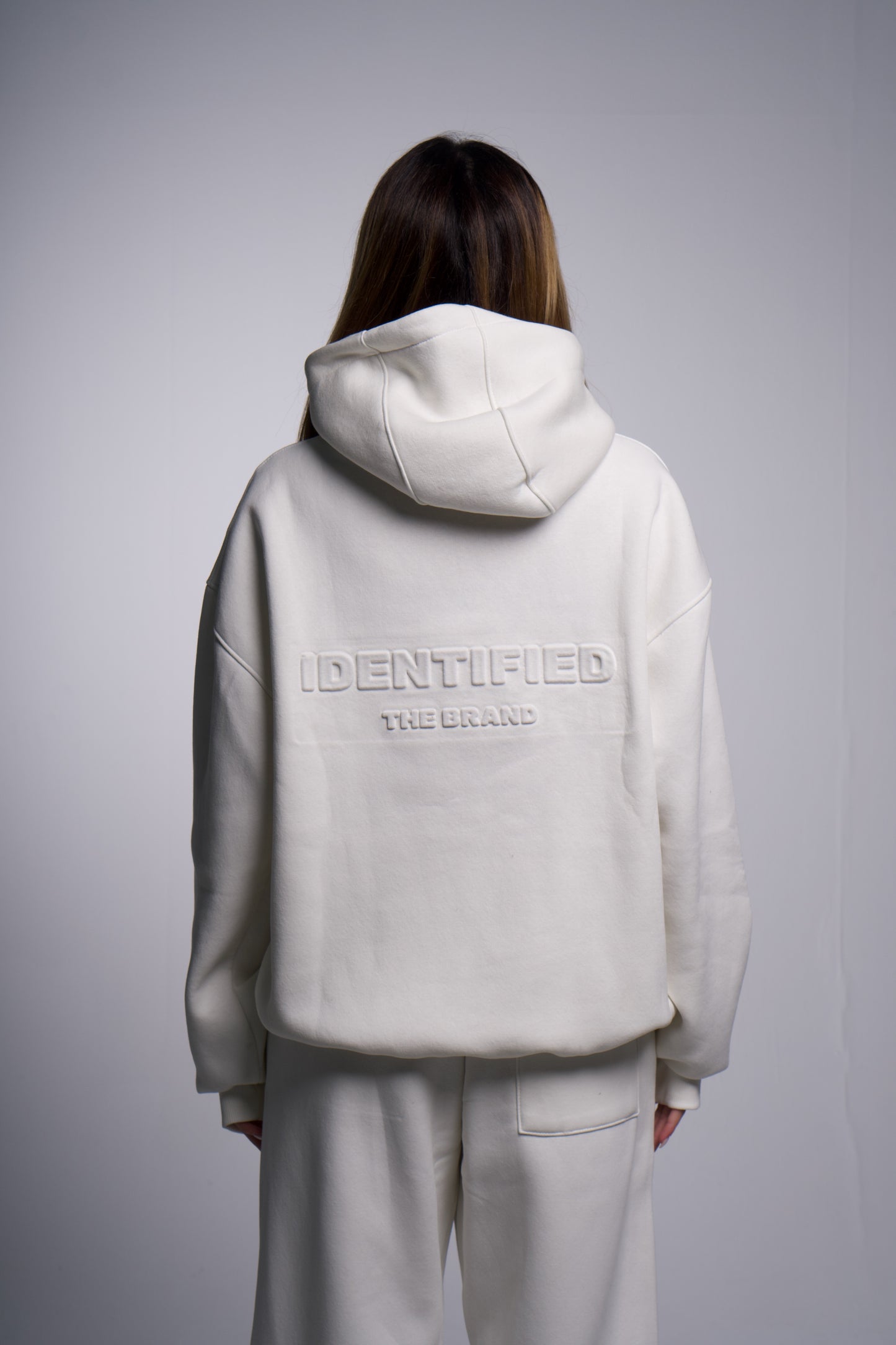 STONE WHITE HOODIE