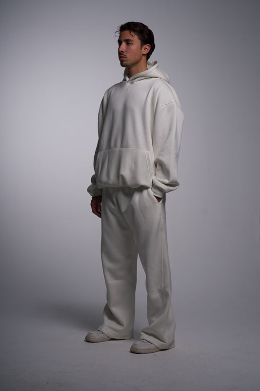 STONE WHITE SWEATPANTS