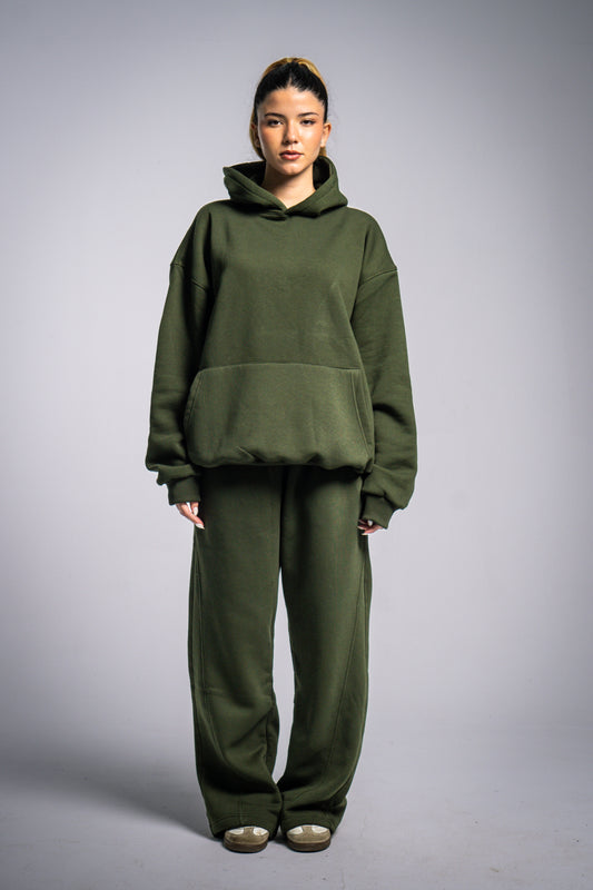 EARTHY OLIVE HOODIE