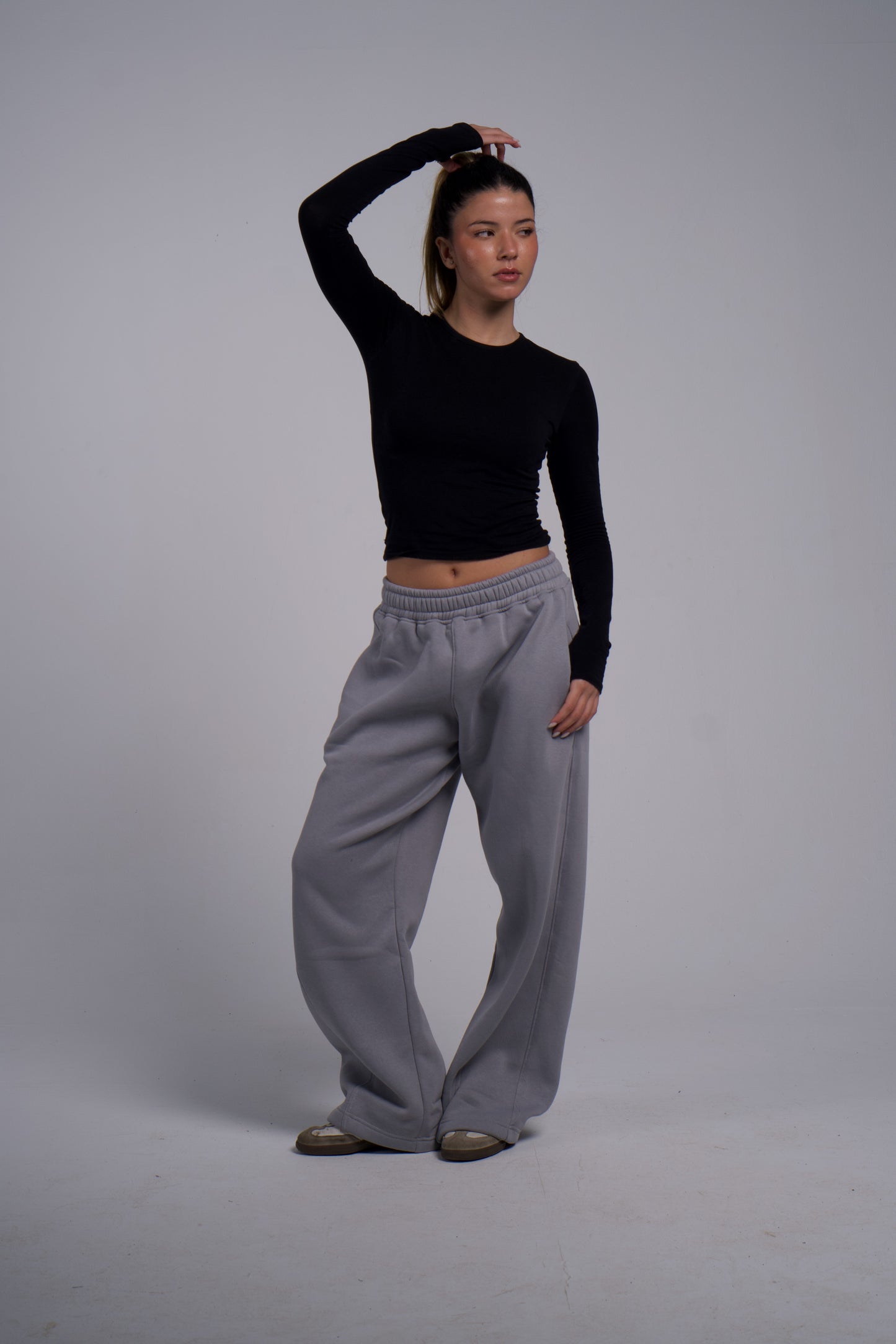 LAVENDER GREY SWEATPANTS